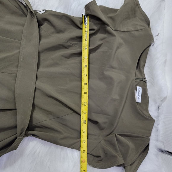 Calvin Klein Olive Green Jumpsuit - Picture 6 of 8
